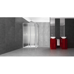 BOX DOCCIA CRIST.TRAS/SER.MM.3 CM 68-80x68-80